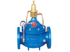 500X holding pressure/drain valve